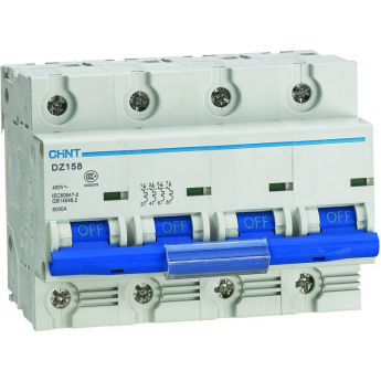 Автоматический выключатель CHINT DZ158-125H 4P 100A 10kA х-ка (8-12In) (R)