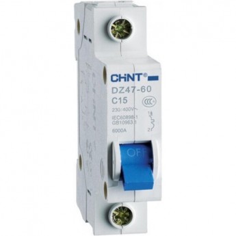 Автоматический выключатель CHINT DZ47-60 1P 1A 4.5KA х-ка C
