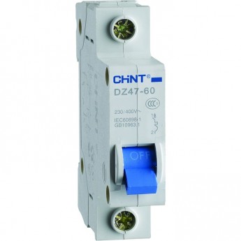Автоматический выключатель CHINT DZ47-60 1P 25A 4.5kA х-ка C