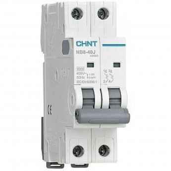 Автоматический выключатель CHINT NB8-40J 2P C6 6кА (R)