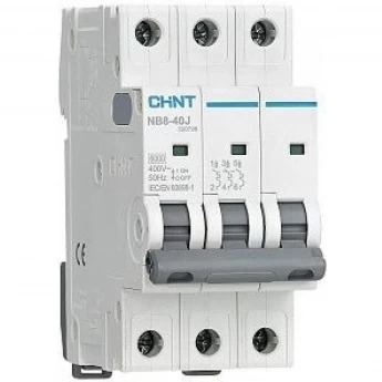 Автоматический выключатель CHINT NB8-40J 3P C3 6кА (R)