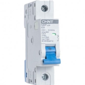 Автоматический выключатель CHINT NBP-63R 1P 50A 15кА 8In (R) Автоматический выключатель CHINT NBP-63R 1P 50A 15кА 8In (R)