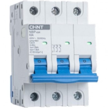 Автоматический выключатель CHINT NBP-63R 3P 1A 15кА 8In (R)