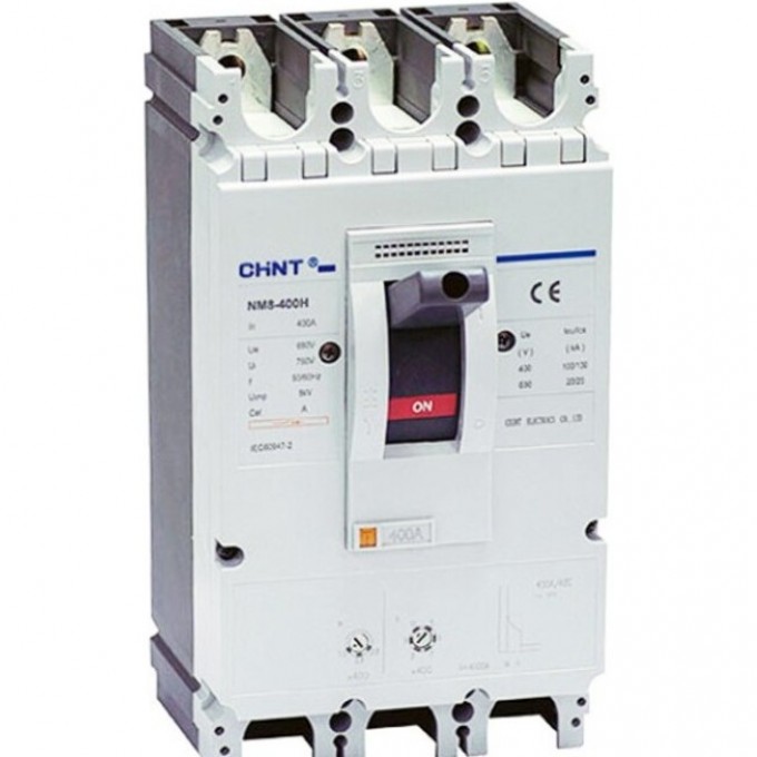 Автоматический выключатель CHINT NM8-400S 3P 400А 70кА 149726