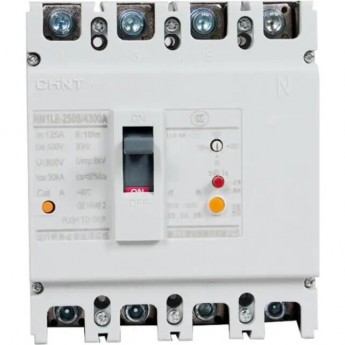 Автоматический выключатель CHINT NM8N-125R TM 4P 40А 150кА с рег. термомаг. расцепителем (R)