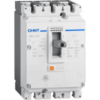 Автоматический выключатель CHINT NM8N-125S TM 3P 50А 50кА с рег. термомаг. расцепителем (R) Автоматический выключатель CHINT NM8N-125S TM 3P 50А 50кА с рег. термомаг. расцепителем (R)