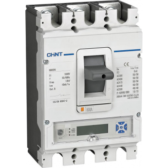 Автоматический выключатель CHINT NM8N-1600H EM 4P 1000А 100кА с электр. расцепителем, LCD (R) Автоматический выключатель CHINT NM8N-1600H EM 4P 1000А 100кА с электр. расцепителем, LCD (R)