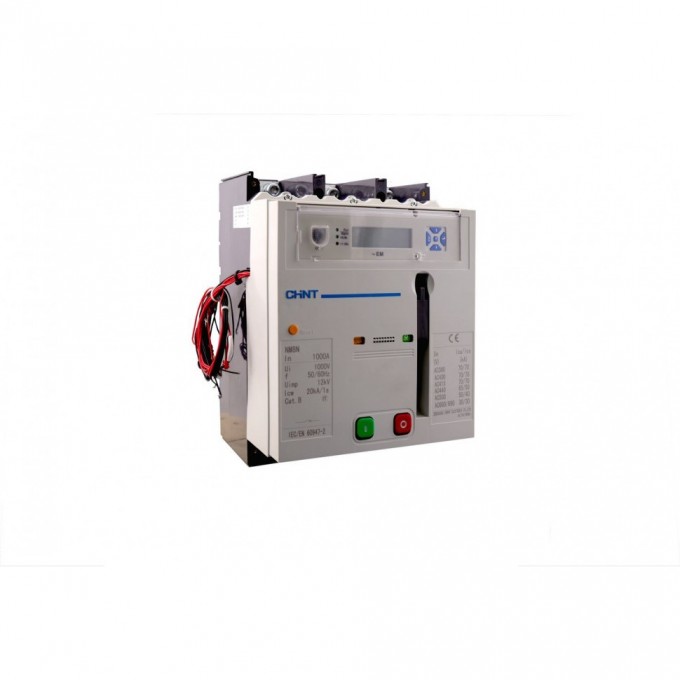 Автоматический выключатель CHINT NM8N-1600S EN 3P 1000А 50кА с электр. расцепителем, МП 230AC (R) 263195