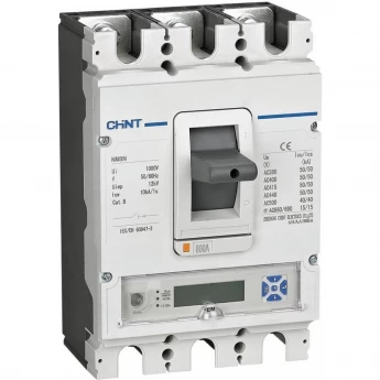 Автоматический выключатель CHINT NM8N-250R EM 3P 250А 150кА с электр. расцепителем, LCD (R)