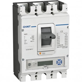 Автоматический выключатель CHINT NM8N-250R TM 4P 180А 150кА с рег. термомаг. расцепителем (R)