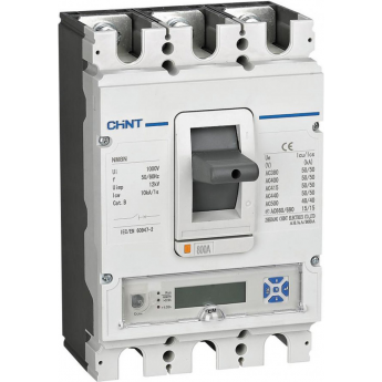 Автоматический выключатель CHINT NM8N-400Q EM 4P 250А 70кА с электр. расцепителем, LCD (R) Автоматический выключатель CHINT NM8N-400Q EM 4P 250А 70кА с электр. расцепителем, LCD (R)