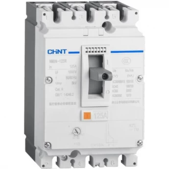 Автоматический выключатель CHINT NM8NDC-125H TM 2P 25А 100кА с рег. термомаг. расцепителем (R)