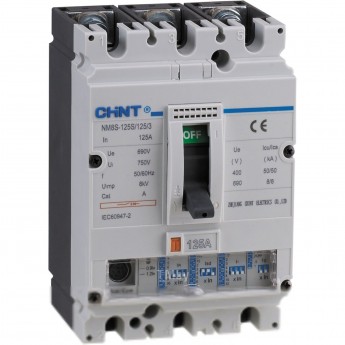 Автоматический выключатель CHINT NM8S-250S 3P 250А 50кА с электронным расцепителем Автоматический выключатель CHINT NM8S-250S 3P 250А 50кА с электронным расцепителем