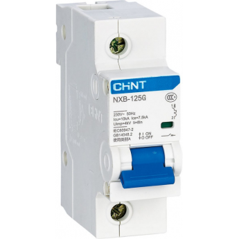 Автоматический выключатель CHINT NXB-125 1P 63А 10kA х-ка D (R)