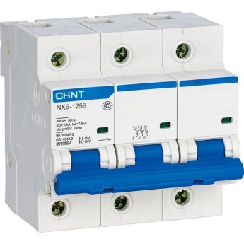 Автоматический выключатель CHINT NXB-125 3P 63А 10kA х-ка C