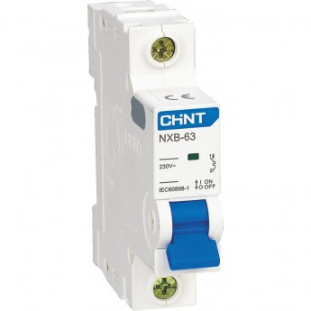 Автоматический выключатель CHINT NXB-63S 1P 10А 4.5kA х-ка C (R)