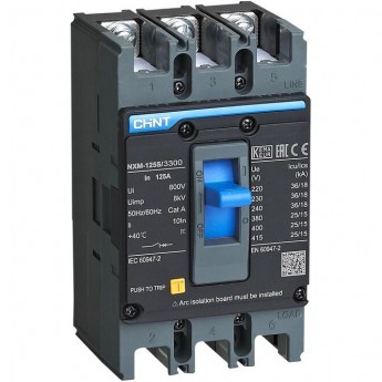 Автоматический выключатель CHINT NXM-125H/3Р 40A 50кА Автоматический выключатель CHINT NXM-125H/3Р 40A 50кА
