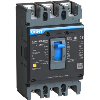 Автоматический выключатель CHINT NXM-250H/3Р 180A 50кА (R) Автоматический выключатель CHINT NXM-250H/3Р 180A 50кА (R)