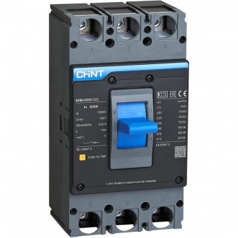 Автоматический выключатель CHINT NXM-630S/3Р 630A 50кА Автоматический выключатель CHINT NXM-630S/3Р 630A 50кА
