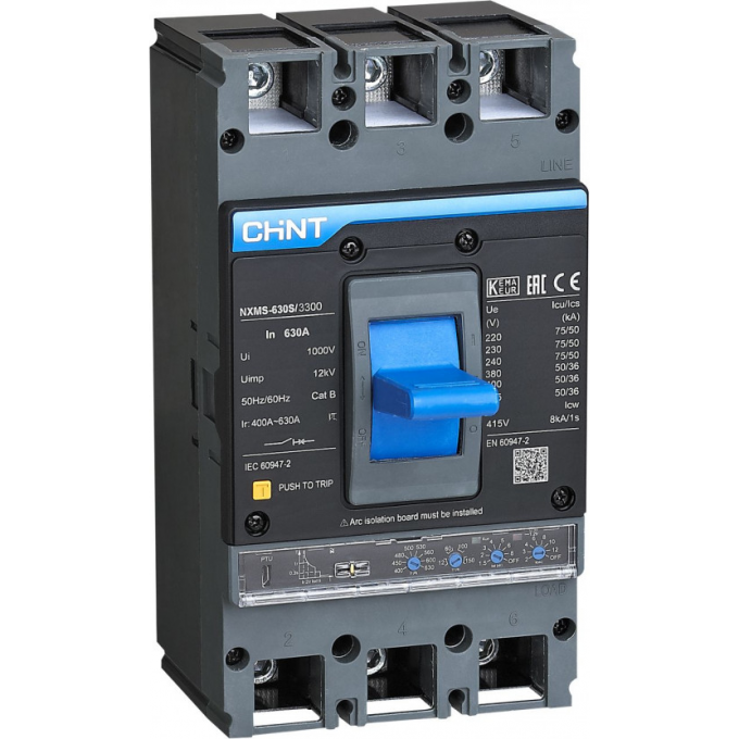 Автоматический выключатель CHINT NXMS-1250H/3Р 1250A 70кА с электронным расцепителем (R) 201719 Автоматический выключатель CHINT NXMS-1250H/3Р 1250A 70кА с электронным расцепителем (R) 201719