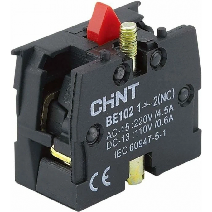 Блок контактный CHINT 1НЗ для NP8 (R) 669999 Блок контактный CHINT 1НЗ для NP8 (R) 669999