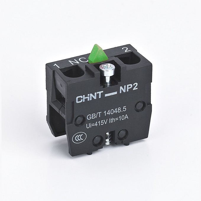 Блок контактный CHINT для кнопочного поста NP2 NP2-L1111 1НО (R) 683969