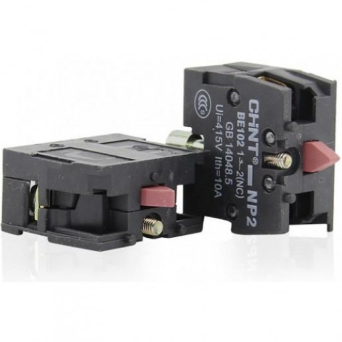 Блоки контактные CHINT NP2-BE102,1НЗ (R) 576842 Блоки контактные CHINT NP2-BE102,1НЗ (R) 576842