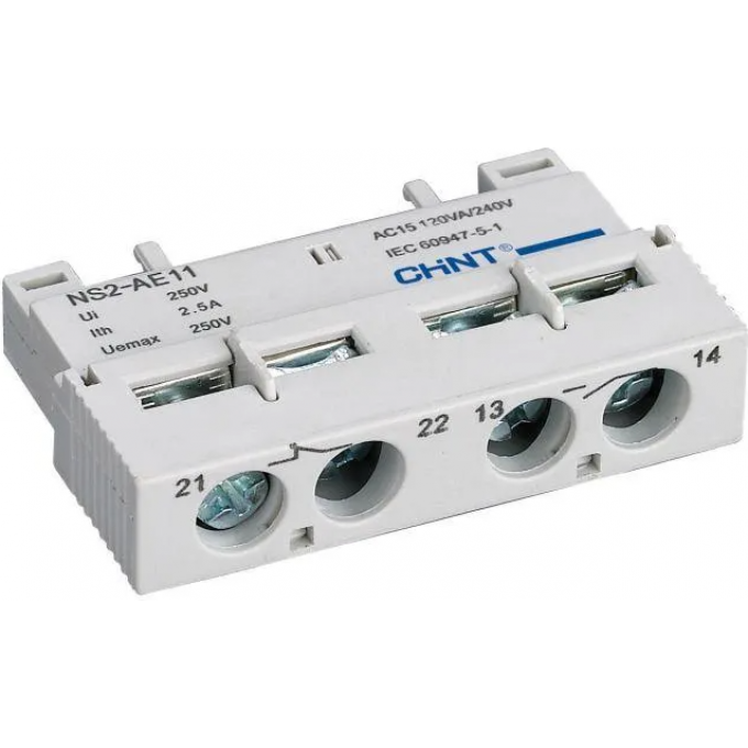 Доп.контакты поперечный CHINT NS2-AE11 (R) 495968 Доп.контакты поперечный CHINT NS2-AE11 (R) 495968