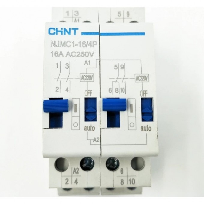 Импульсное реле CHINT NJMC1-16/4P DC24В (R) 657057 Импульсное реле CHINT NJMC1-16/4P DC24В (R) 657057