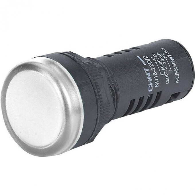 Индикатор CHINT ND16-22D/2C белый, встр. резистор, IP65 АС/DC110В (R) 593971 Индикатор CHINT ND16-22D/2C белый, встр. резистор, IP65 АС/DC110В (R) 593971