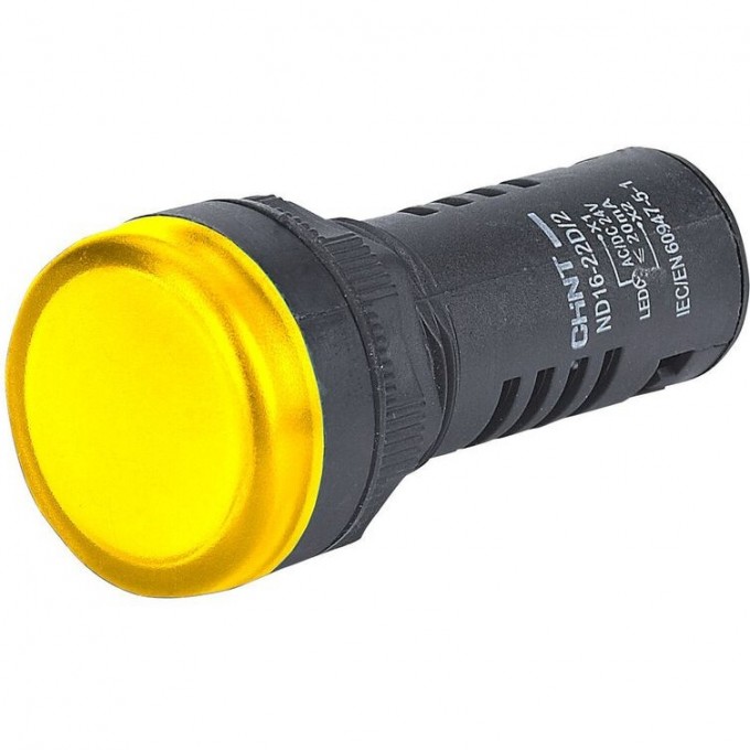 Индикатор CHINT ND16-22D/2C желтый, встр. резистор, IP65 АС/DC110В (R) 828000 Индикатор CHINT ND16-22D/2C желтый, встр. резистор, IP65 АС/DC110В (R) 828000