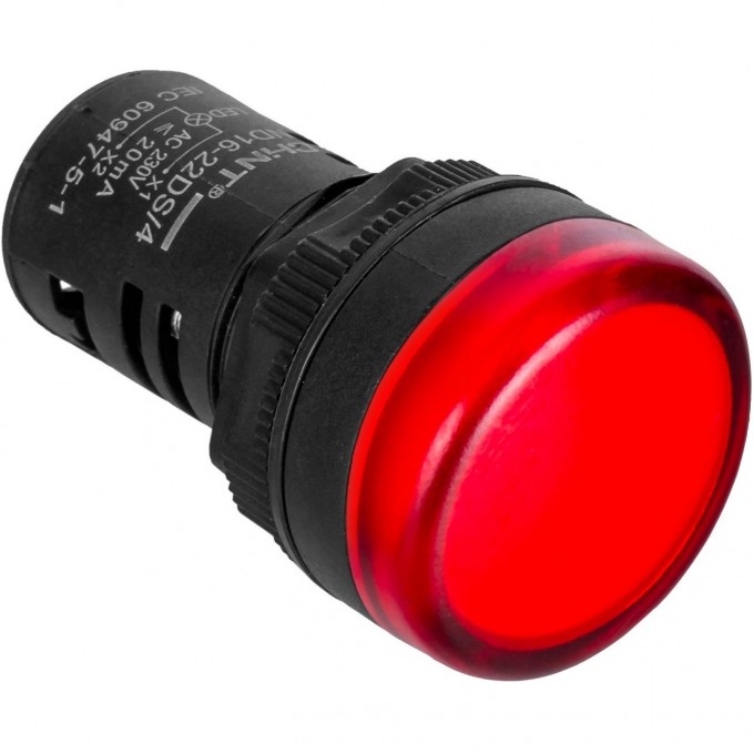 Индикатор CHINT ND16-22D/2C красный, встр. резистор, IP65 АС/DC230В (R) 828019 Индикатор CHINT ND16-22D/2C красный, встр. резистор, IP65 АС/DC230В (R) 828019