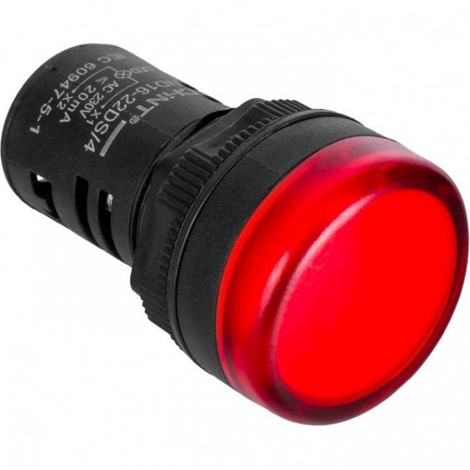 Индикатор CHINT ND16-22D/2C красный, встр. резистор, IP65 АС/DC380В (R) 828031 Индикатор CHINT ND16-22D/2C красный, встр. резистор, IP65 АС/DC380В (R) 828031