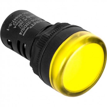Индикатор CHINT ND16-22DS/4C желтый, компактный, встр. конденсатор, IP65 АС380В (R)