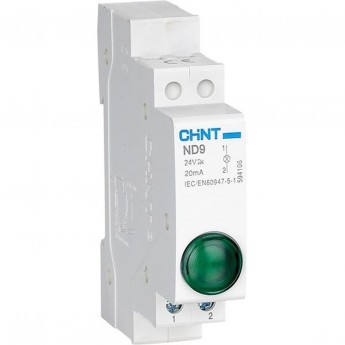 Индикатор CHINT ND9-1/w белый , AC/DC230В (LED) (R) Индикатор CHINT ND9-1/w белый , AC/DC230В (LED) (R)
