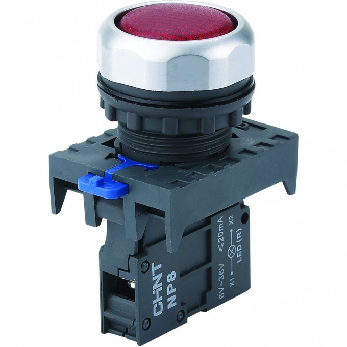 Индикатор CHINT NP8-D/4 красный, AC110-230В, IP65 (R) 667546 Индикатор CHINT NP8-D/4 красный, AC110-230В, IP65 (R) 667546