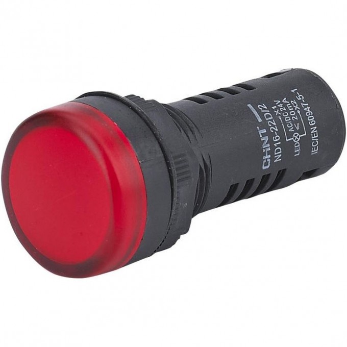 Индикатор помехозащищенный CHINT ND16-22D/4K2 красный АС 230В (R) 146692 Индикатор помехозащищенный CHINT ND16-22D/4K2 красный АС 230В (R) 146692
