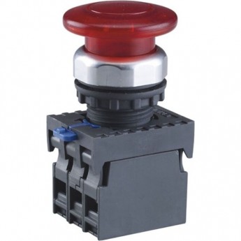 Кнопка управления CHINT "Грибок" Φ40мм NP8-02MD/13 подсвет., самовозв., зелен., AC110-230В, 2НЗ, IP65 (R) Кнопка управления CHINT "Грибок" Φ40мм NP8-02MD/13 подсвет., самовозв., зелен., AC110-230В, 2НЗ, IP65 (R)