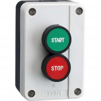 Кнопочный пост CHINT NP2-B215, 1НО+1НЗ (R) Кнопочный пост CHINT NP2-B215, 1НО+1НЗ (R)