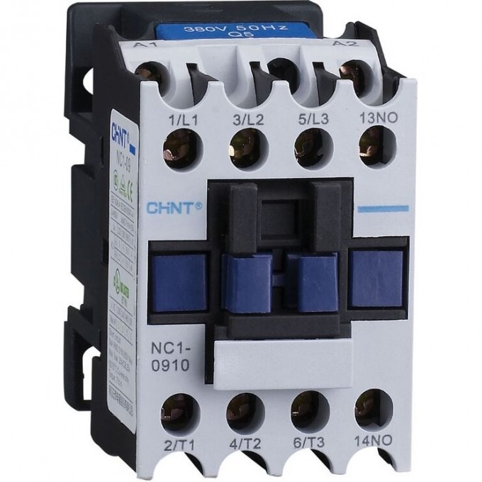 Контактор CHINT NC1-0904Z 9А 4P DC24В 50Гц (R) 220970 Контактор CHINT NC1-0904Z 9А 4P DC24В 50Гц (R) 220970
