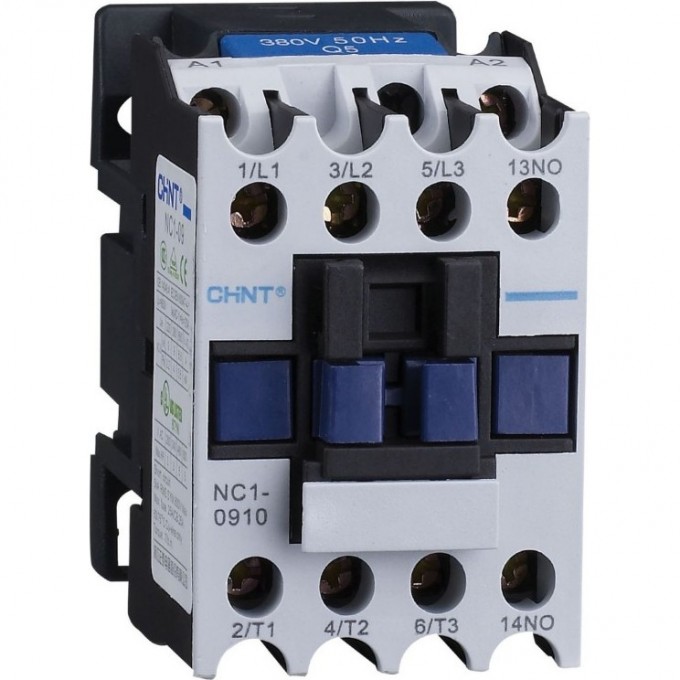 Контактор CHINT NC1-1210 12А 230В/АС3 1НО (R) 221358 Контактор CHINT NC1-1210 12А 230В/АС3 1НО (R) 221358