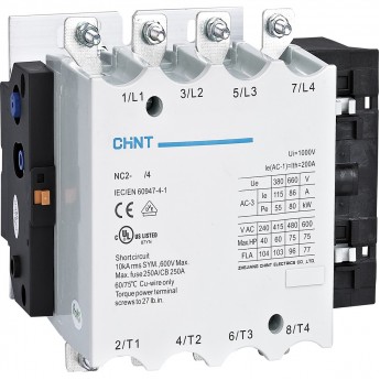 Контактор CHINT 671399 NC2-150/4 150А 4п 220-240В/АС3 50Гц (R)