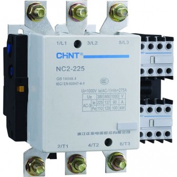Контактор CHINT NC2-225 225A 110В/АС3 50Гц (R) Контактор CHINT NC2-225 225A 110В/АС3 50Гц (R)