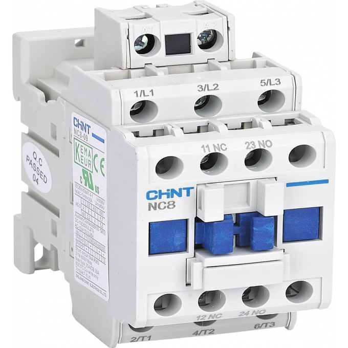 Контактор CHINT NC8-9W AC/DC 100-250В(R) 572269 Контактор CHINT NC8-9W AC/DC 100-250В(R) 572269