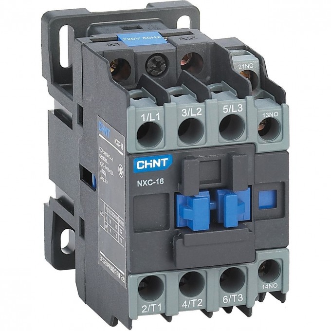 Контактор CHINT NXC-18 220AC 1НО+1НЗ 50Гц (R) 836904 Контактор CHINT NXC-18 220AC 1НО+1НЗ 50Гц (R) 836904