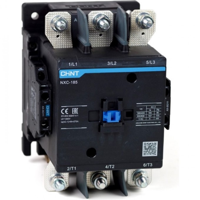 Контактор CHINT NXC-185 380AC 2НО+2НЗ 50Гц (R) 836520 Контактор CHINT NXC-185 380AC 2НО+2НЗ 50Гц (R) 836520