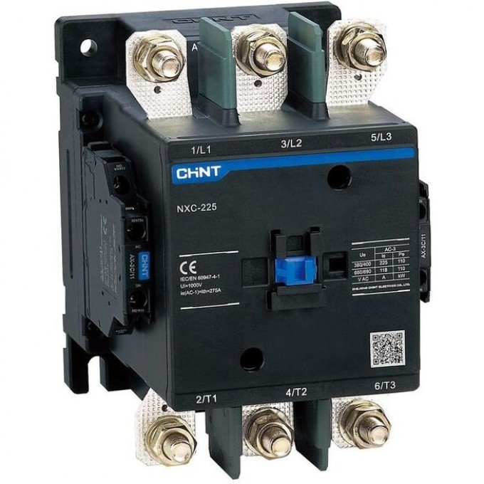 Контактор CHINT NXC-225 220AC 2НО+2НЗ 50/60Гц (R) 925262 Контактор CHINT NXC-225 220AC 2НО+2НЗ 50/60Гц (R) 925262