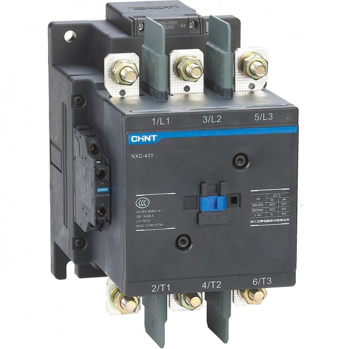 Контактор CHINT NXC-400 400A AC/DC 220В-240V/АС3 2НО+2НЗ 50Гц (R) 836548 Контактор CHINT NXC-400 400A AC/DC 220В-240V/АС3 2НО+2НЗ 50Гц (R) 836548
