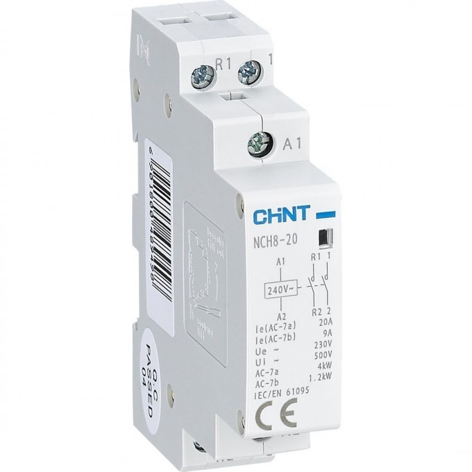Контактор модульный CHINT NCH8-20/20 20A 2НО AC24В 50Гц (R) 256051 Контактор модульный CHINT NCH8-20/20 20A 2НО AC24В 50Гц (R) 256051