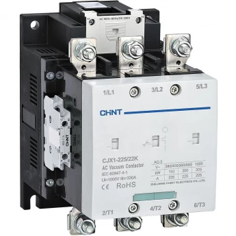 Контактор вакуумный CHINT CJX1-630/44K 630А(АС3) 4НО+4НЗ AC/DC 380В 50/60Гц